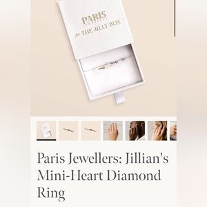 Paris Jewellers: Jillian Harris mini heart diamond ring
